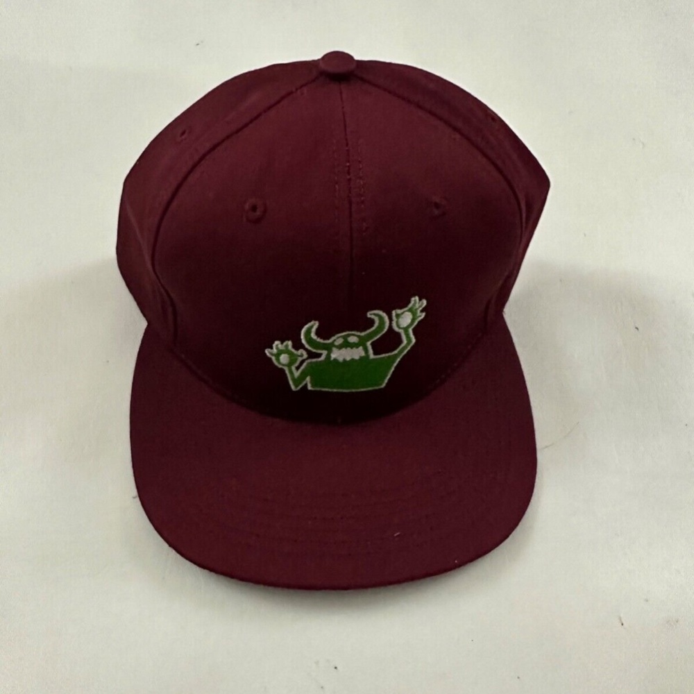 New Toy Machine OG Monster Reissue Red Graphic Snapback Hat Cap One Size